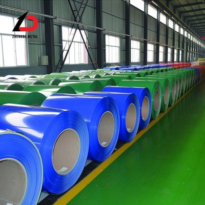गुणवत्ता  JIS PPGI Steel Coil 20 Gauge 28 Gauge Color Coated Galvanized Steel Coil फैक्टरी