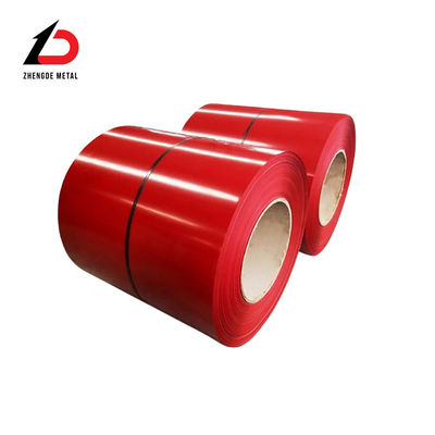 Dx53D Dx54D S250gd लेपित एल्यूमीनियम कॉइल 0.12-6 मिमी रंग लेपित स्टील कॉइल