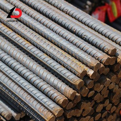 निर्माण मशीनरी कंक्रीट रेनफोर्सिंग बार 6m 12m HRB400 HRB500 हॉट रोल्ड रेबर