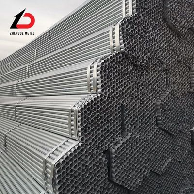 सादा जस्ती स्टील पाइप Gi युग्मन के साथ जस्ती धातु पाइप Z30-275G/M2