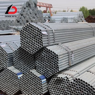 गोल जस्ती पाइप 10 फीट ASTM St37 12cr1MOV गर्म डुबकी स्टील पाइप