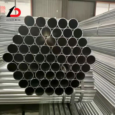 OEM जस्ती स्टील गोल ट्यूब ASTM A36 Q235 जस्ती कार्बन स्टील पाइप