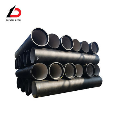 पानी की आपूर्ति, सीवेज जल उपचार के लिए लंबी सेवा जीवन के साथ Iso2531 En545 मानक नमनीय कच्चा लोहा निकला हुआ किनारा पाइप K9