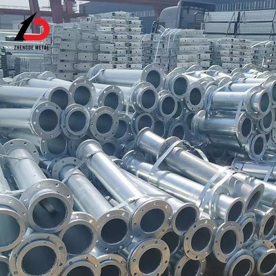 सड़क प्रकाश ब्रैकेट जस्ती स्टील पाइप DN15 DN20 Dx51d Dx52D Z30-275g