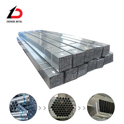 150*150*3mm 6m लंबाई गर्म डुबकी जस्ती कार्बन स्टील वर्ग ट्यूब /पाइप निर्माण सामग्री के लिए