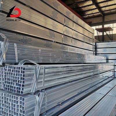 150*150*3mm 6m लंबाई गर्म डुबकी जस्ती कार्बन स्टील वर्ग ट्यूब /पाइप निर्माण सामग्री के लिए