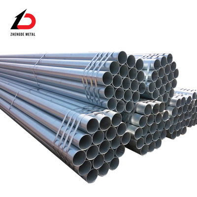 Gal Galvanized Steel Pipe Q235 Q195 Q235 Q195 गर्म डुबकी जस्ती गोल ट्यूब