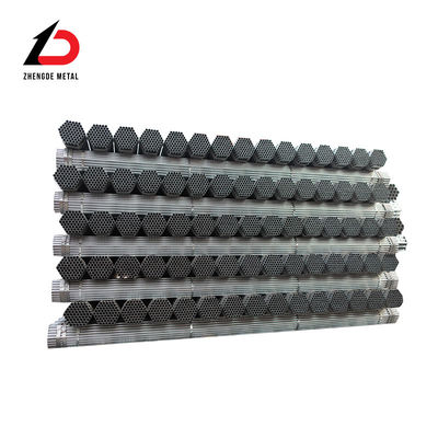 Gal Galvanized Steel Pipe Q235 Q195 Q235 Q195 गर्म डुबकी जस्ती गोल ट्यूब