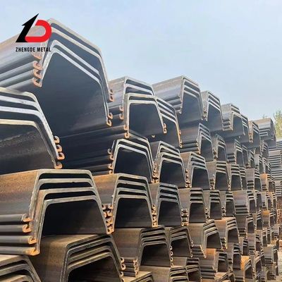 S275 S355 Q345 Z टाइप शीट ढेर 400X100X10.5mm 6-12m U/C/Z/T प्रकार