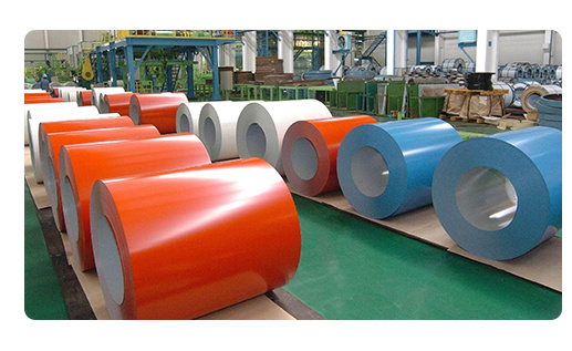DB460 ASTM PPGI कॉइल शीट स्टील Tdc51dzm 0.1mm-3.0mm Z120 कस्टम 4