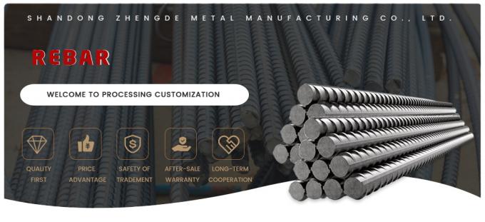 Deformed Steel Bar, Iron Rods for Construction/Concrete/Building HRB400/HRB500 From Zhengde Manufacturer′s Hot Ribbed Steel Rebar
