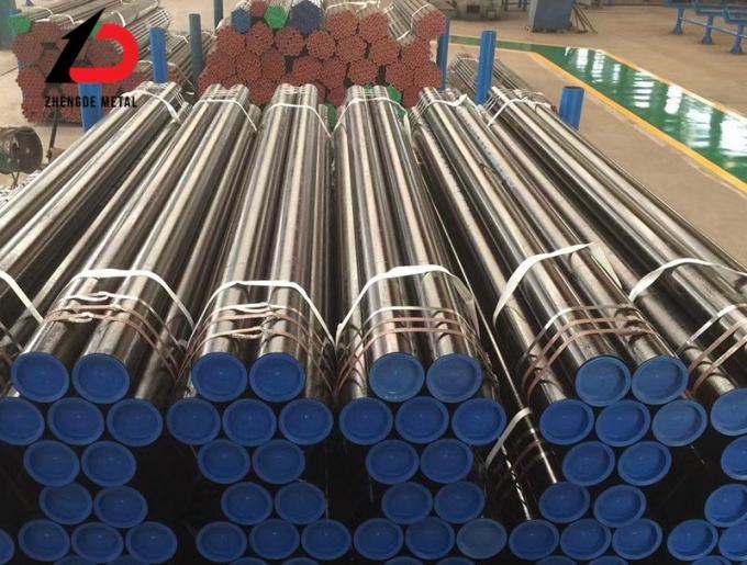 कार्बन स्टील पाइपलाइन A106 Grb A53 Grb API 5L X42/X52/X65/X70/X80 A333 मिश्र धातु स्टील सीमलेस पाइप Sch40 Sch80 सीमलेस फ्लूइड गैस ट्यूब 2