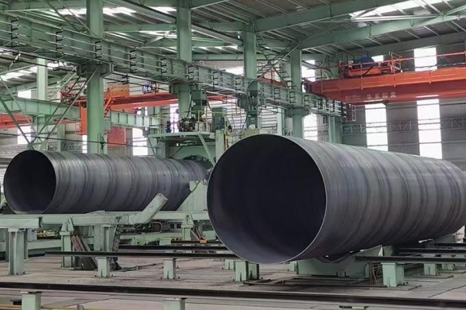 गोल स्टील पाइप ट्यूब ASTM DN15 DN40 कार्बन स्टील वेल्डेड स्टील पाइप 4