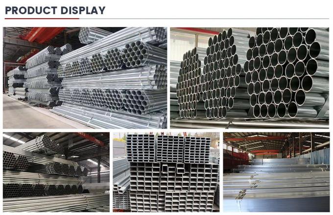 ASTM A53/A106 Gr. B/JIS DIN/A179/A192/A333 X42/X52/X56/X60/65 X70 स्टेनलेस/ब्लैक/गल्वानाइज्ड/राउंड गल्वानाइज्ड स्टील पाइप 7